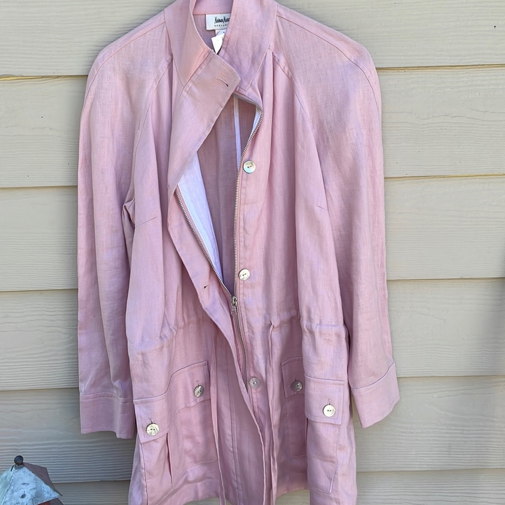 Womens Small Neiman Marcus Exclusive Linen Jacket
